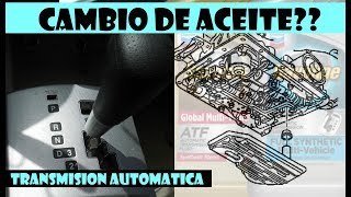 Porque los mecanicos no recomiendan el cambio de aceite de transmision automatica aveces [upl. by Crysta440]