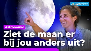 Waarom de maan er overal anders uitziet 🌝  Weerplaza Astronomie [upl. by Adia]