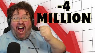 Boogie2988 KEeps Losing Subs 4 MIllion Subs TWICE [upl. by Saire]