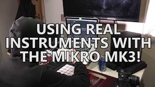 Using REAL INSTRUMENTS with Maschine Mikro MK3 [upl. by Mell]