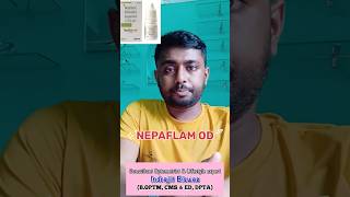 Nepaflam OD Nepafenac eye drop  NSAIDS EYE DROP [upl. by Ebberta]