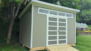 Costco Yardline Montague 12 x 8 Wood Storage Shed Consumer Review [upl. by Anirual605]