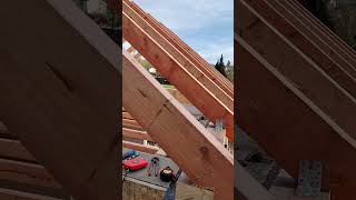 How To Install Roof Rafters The Easy Way [upl. by Petulia]