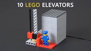 Building 10 Lego Elevators [upl. by Lukasz428]