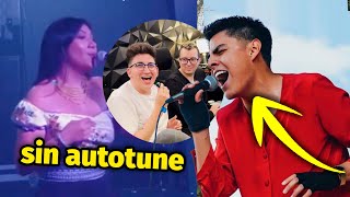 ASÍ SUENAN los INFLUENCERS CANTANDO sin AUTOTUNE ❌ Jeffer Valdiviezo [upl. by Snapp]