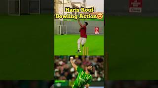 Haris Rouf Bowling Action😍😅 shorts youtubeshorts bowlingaction [upl. by Claretta684]