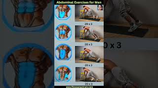 Best Abdominal Exercises for Men exercises workout abdominalexercise bellyfatloss abs [upl. by Enirbas]