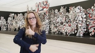 Jean Dubuffet – Metamorphosen der Landschaft Natasha Ruf in Gebärdensprache [upl. by Dymoke680]