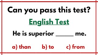 English Grammar Quiz ✍️  Tenses and Prepositions Quiz  Can you pass this test🧠 [upl. by Okkin135]