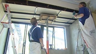 How to Install Metal Furring Channel Ceiling [upl. by Borroff187]