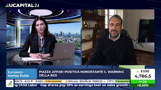 Piazza affari positiva nonostante il warning della Bce [upl. by Kinata733]