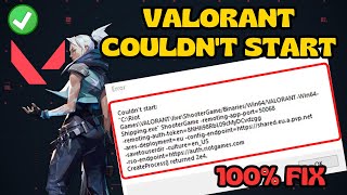 Valorant couldnt start error fix [upl. by Moises43]