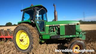 1982 John Deere 4040 66 Litre 6Cyl Diesel Tractor 110HP With Kverneland Plough [upl. by Delaney]