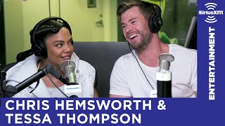 Chris Hemsworth amp Tessa Thompson Play Word Association [upl. by Bette-Ann]