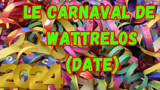 LE CARNAVAL DE WATTRELOS 2024 DATE [upl. by Dang]