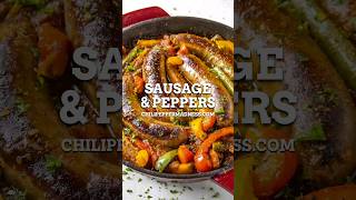 SUPER EASY Sausage amp Peppers [upl. by Ardnala]