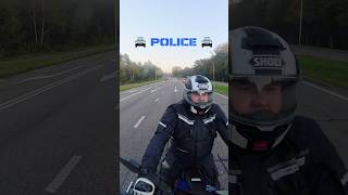 Police behind me I don’t need another ticket… motorcycle insta360 police biker [upl. by Morel]