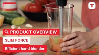 Slim Force highly ergonomic amp efficient hand blender  Tefal [upl. by Slen387]