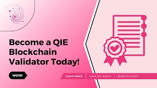 Earn Passive Income as a QIE Validator – All You Need Is 50000 QIE and internet [upl. by Adolph593]