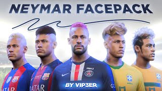 Neymar FACEPACK For FIFA22 amp 23 Free  Tutorial  TU171 [upl. by Haimrej]