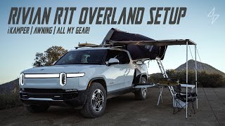 RIVIAN R1T Overland Truck Walk Around  iKamper Skycamp Mini 3 and all my Gear [upl. by Lleret]