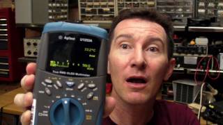 EEVblog 56  Agilent U1253A OLED Multimeter Review amp Teardown [upl. by Linnie694]