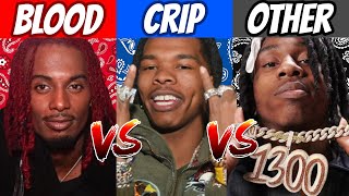 BLOOD vs CRIP vs OTHER GANG RAPPERS 2022 [upl. by Atteuqal]