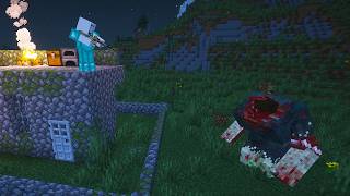 Surviving The Minecraft Zombie Apocalypse Mod [upl. by Collete]