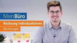 Rechnungen individualisieren mit WISO Mein Büro Desktop [upl. by Antsirhc]