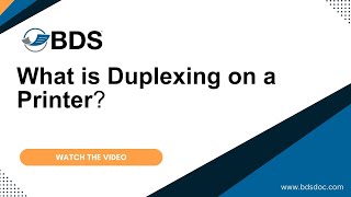 What is Duplexing on a Printer [upl. by Sonitnatsnoc]