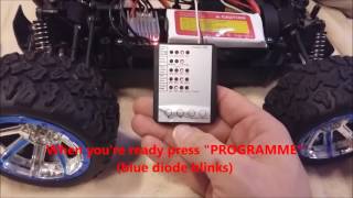 Racerstar LED program card  how to LAND BUSTER [upl. by Specht]