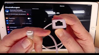 Mit dem iPad Pro OHNE Wlan ins Internet  schneller amp sicherer surfen mit EthernetKabel [upl. by Secilu]