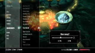 Skyrim  Atronach Forge Tutorials  Spell Tome Conjure Frost Atronach [upl. by Adnohsad617]