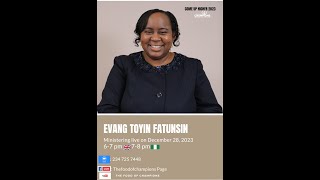 PRAY YOUR WAY INTO A GLORIOUS 2024—Day 1—Ministering Evangelist Toyin Fatunsin Nee Eso [upl. by Coates]