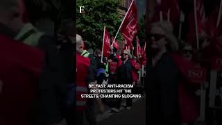 UK Clashes in Londonderry AntiRacism Protests in Belfast amp London  Subscribe to Firstpost [upl. by Alyda]