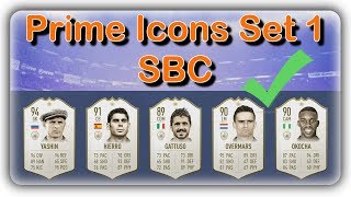 Prime Icons Set 1 SBC  84rated Squad  85rated Squad  86rated Squad [upl. by Talley770]