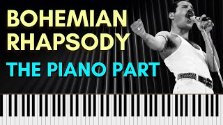 BOHEMIAN RHAPSODY Piano Tutorial amp Playthrough [upl. by Atidnan]