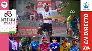 🚴🏼GIRO DE ITALIA 2024 En Vivo Etapa 2 🟢 [upl. by Nitsug]