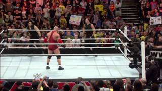 After helping fend off The Shield John Cena hits Ryback with an Attitude Adjustment Raw April 22 [upl. by Player]