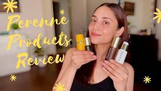 Perenne Cosmetics Review  Perenne Sunscreen  Perenne Toner  Perenne Moisturiser amp skin care [upl. by Acinonrev]