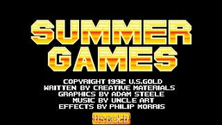 Amiga 500 Longplay 332 Summer Games [upl. by Rez]