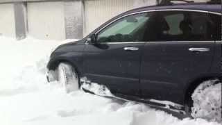 Honda CRV in snow [upl. by Relyt]