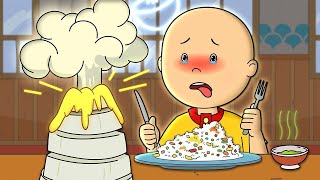 🥵 Caillou at the Restaurant 🍛  Caillous New Adventures [upl. by Jerri]