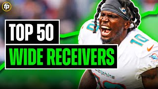 Top 50 Wide Receiver Rankings amp Tiers 2024 Fantasy Football [upl. by Nicholle]