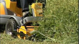 Stiga Park flail mower [upl. by Ytsihc]