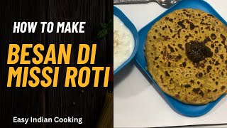 How to make Missi Roti  Easy Missi Roti Recipe  Easy Indian Cooking555 [upl. by Ellenet]