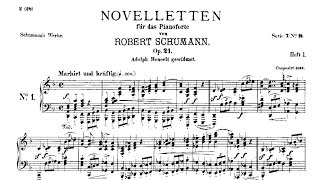 Robert Schumann 8 Noveletten Op 21 1838 [upl. by Clarita535]