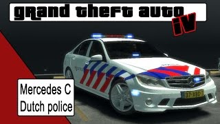 GTA 4 Mercedes C Dutch police [upl. by Mancino805]