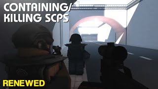 SCP Anomaly Breach 2  ContainingKilling SCPS  Renewed Video  Roblox [upl. by Rosemary]