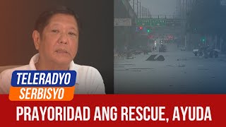 Marcos Prioritize rescue relief ops in isolated areas  Headline Ngayon 25 July 2024 [upl. by Nagn]